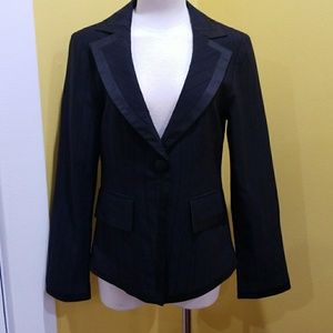 NANETTE LEPORE PIN STRIPE JACKET - SIZE 8